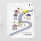 Carte Postale Conducteur de bus Noël Merci Professeur d'école (Devant / Derrière)