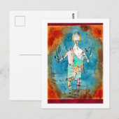 Carte Postale Conducteur de musique (Joueur), Klee (Devant / Derrière)