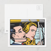 Carte Postale Conducteur femme (Devant / Derrière)