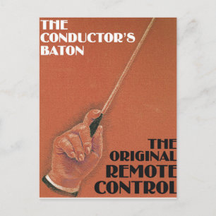 Carte Postale Conductor's Baton