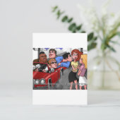 Carte Postale Conduire par Hickey Gangs Drôle Tee - shirt Mugs & (Debout devant)