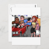 Carte Postale Conduire par Hickey Gangs Drôle Tee - shirt Mugs & (Devant / Derrière)