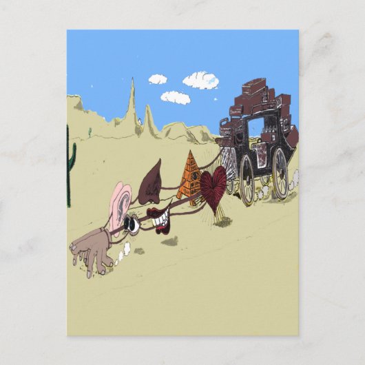 Carte Postale Conduire vos sens (Devant)