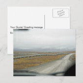 Carte Postale Conduite de la route Dalton (Devant / Derrière)