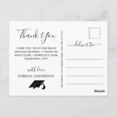 Carte Postale Conduite De Voiture Rétro Funny Par Merci De Gradu (Dos)