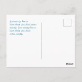 Carte Postale Cône de glace, Montgolfière Caprice, Noms (Dos)