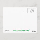 Carte Postale Cône de pin (Dos)