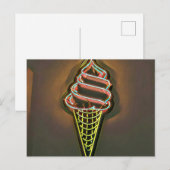 Carte Postale cône gaufre (Devant / Derrière)