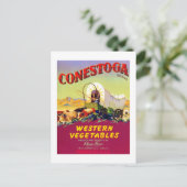 Carte Postale Conestoga Western Vegetables (Debout devant)