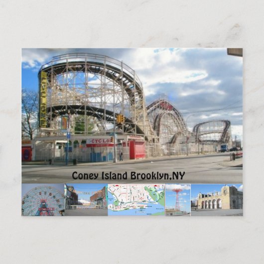 Carte postale Coney Island (Devant)