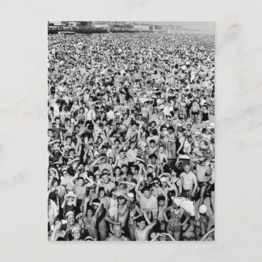 Carte Postale Coney Island Bright Beach (Devant)