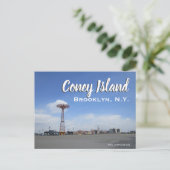 Carte Postale Coney Island, Brooklyn N.Y. (Debout devant)