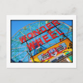 Carte Postale Coney Island Ferris Wheel (Devant)
