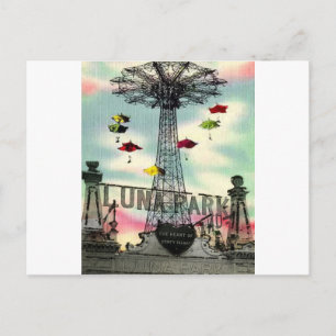 Carte Postale Coney Island Luna Park Parc d'attractions Brooklyn