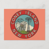Carte postale Coney Island, New York (Devant)