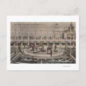 Carte Postale Coney Island, NY - Luna Park Circus Act (Devant)