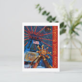Carte Postale Coney Island Wonder Wheel (Debout devant)