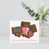 Carte Postale Confections de bonbons au chocolat (Debout devant)
