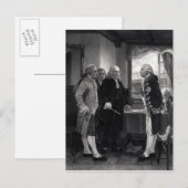 Carte Postale Conférence de paix sur Staten Island (Devant / Derrière)