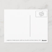 Carte Postale Conférence de Téhéran (Dos)