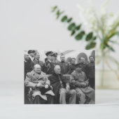 Carte Postale Conférence de Yalta (Debout devant)