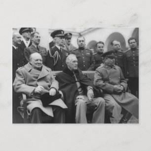 Carte Postale Conférence de Yalta