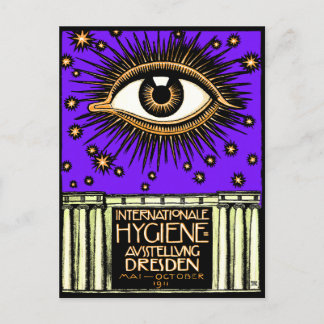 Carte Postale Conférence internationale d'hygiène de Dresde 1911
