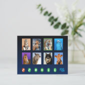 Carte Postale Conférence vidéo sur les animaux (Debout devant)