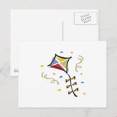 Carte Postale Confetti Kite (Devant / Derrière)
