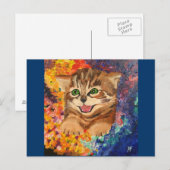 Carte Postale Confetti Kitty (Devant / Derrière)
