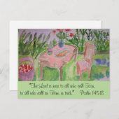 Carte Postale confiance (Devant / Derrière)