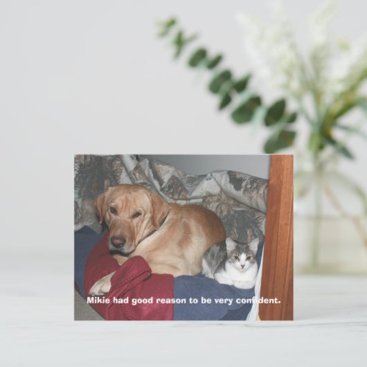 Carte Postale Confiance (Debout devant)