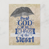 Carte Postale Confiance à Dieu Affirmation (Devant)