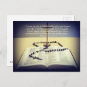 Carte Postale Confiance dans le message du Seigneur (Devant / Derrière)