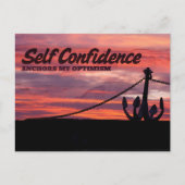 Carte Postale "Confiance en soi" Motivation Affirmation (Devant)