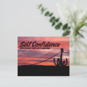 Carte Postale "Confiance en soi" Motivation Affirmation (Debout devant)