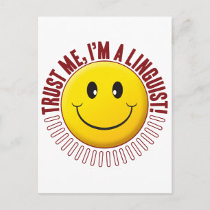 Carte Postale Confiance linguistique
