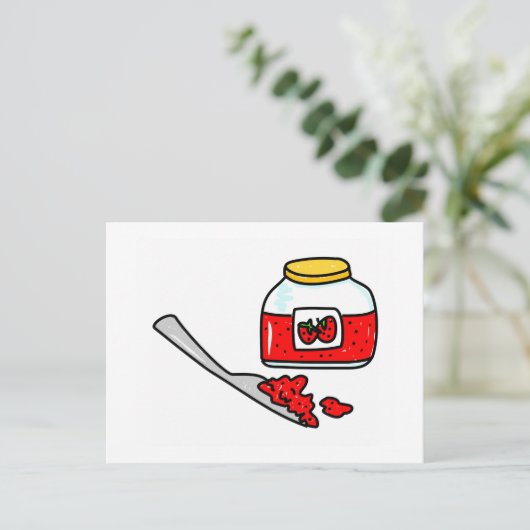 Carte Postale confiture (Debout devant)