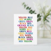 Carte postale Conflit De Cerveau Droit (Debout devant)