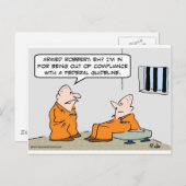 Carte Postale conformité directive fédérale détenus (Devant / Derrière)