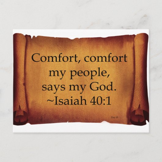 Carte Postale Confort, Confort (Devant)