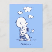 Carte Postale Confort et sécurité | Charlie & Snoopy Hug (Devant)