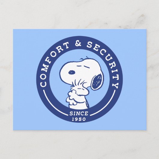 Carte Postale Confort et sécurité | Snoopy & Woodstock Hug (Devant)