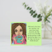 Carte postale confort hiver (Debout devant)