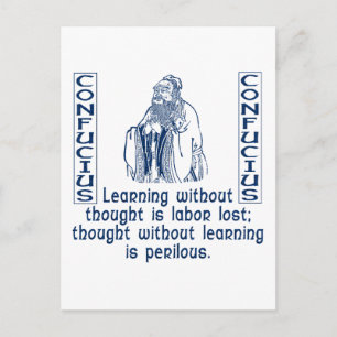 Carte Postale Confucius