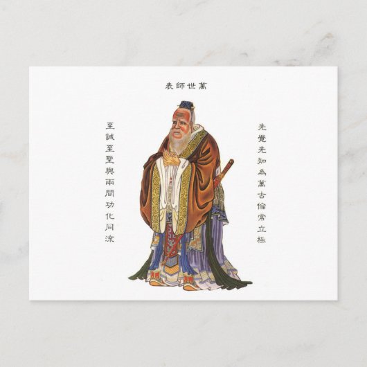 Carte Postale Confucius (Devant)