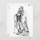 Carte Postale Confucius (Devant / Derrière)