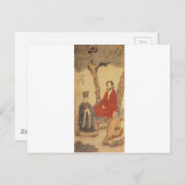Carte Postale Confucius, Lao-tzu et Arhat bouddhiste (Devant / Derrière)
