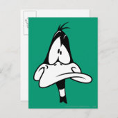 Carte Postale Confused DAFFY DUCK™ Face (Devant / Derrière)
