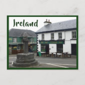 Carte Postale Cong (Homme tranquille) Carré de village avec text (Devant)